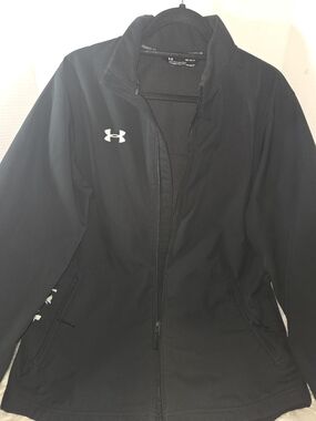 Under Armour Black Women's Full Zip Utility Jacket, Women Size M